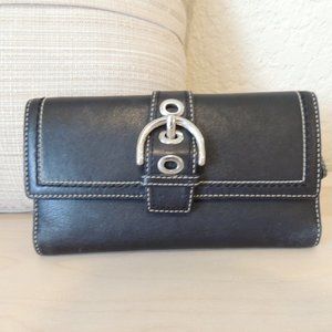 Coach All Leather Wallet
